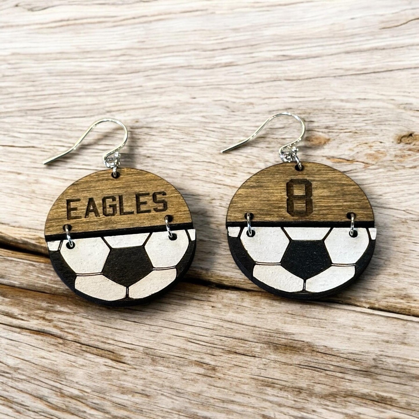 Personalized Soccer Earrings