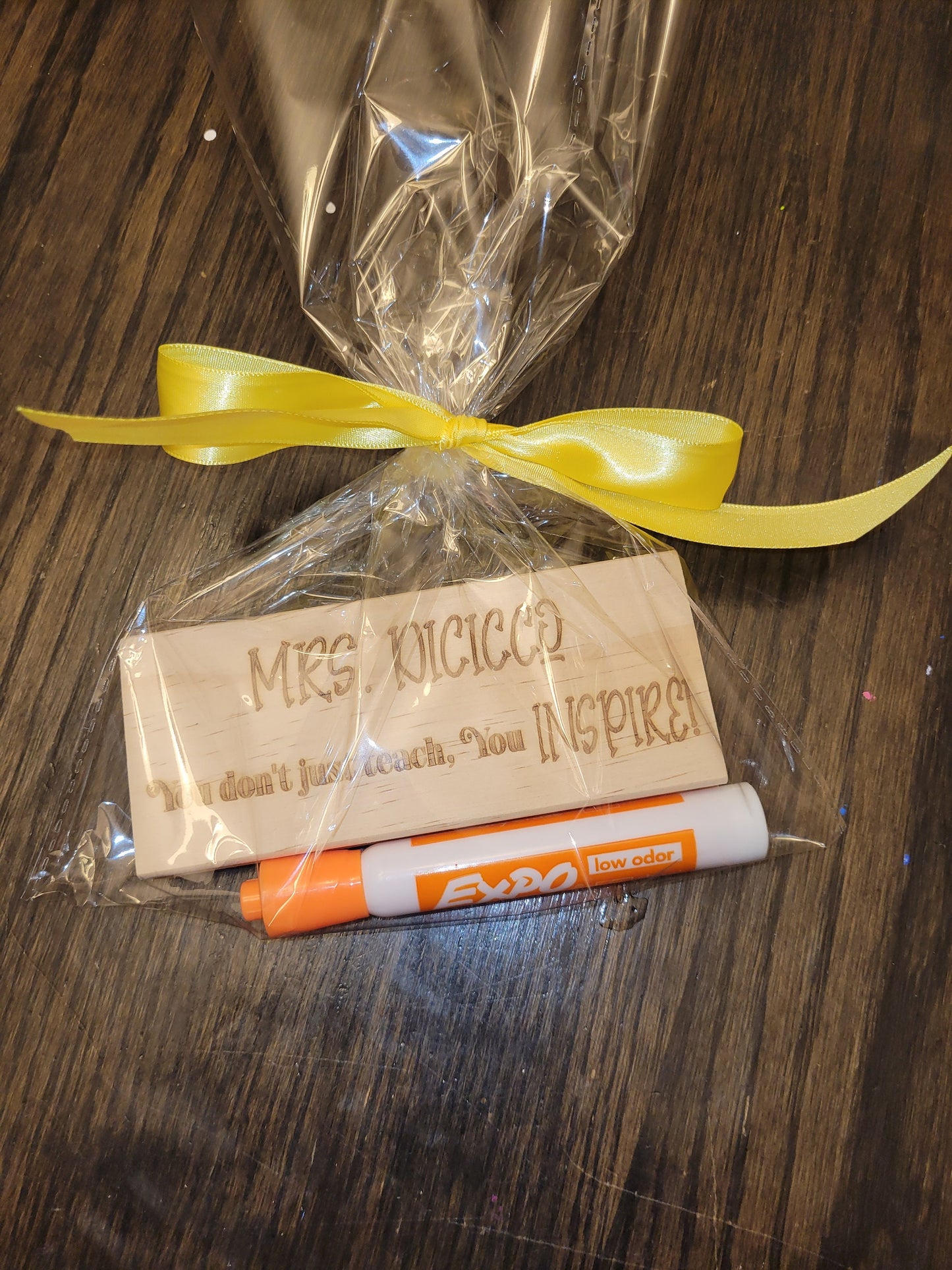 Personalized Teacher Dry Eraser