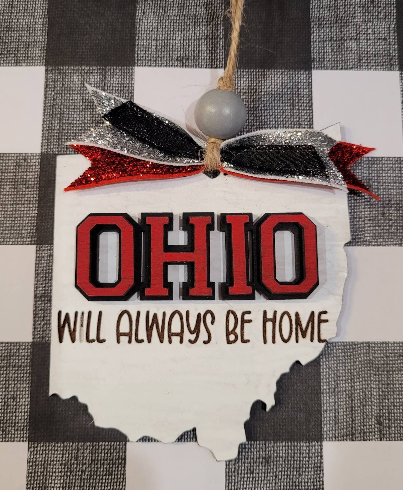 Ohio Christmas Ornament