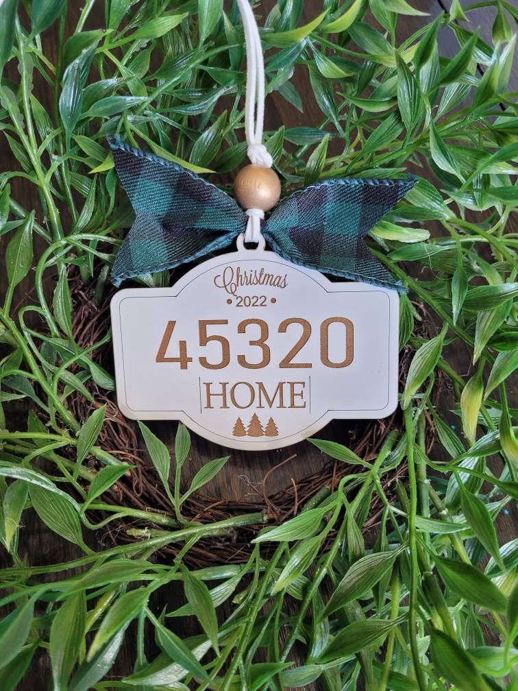 Zip Code Ornament