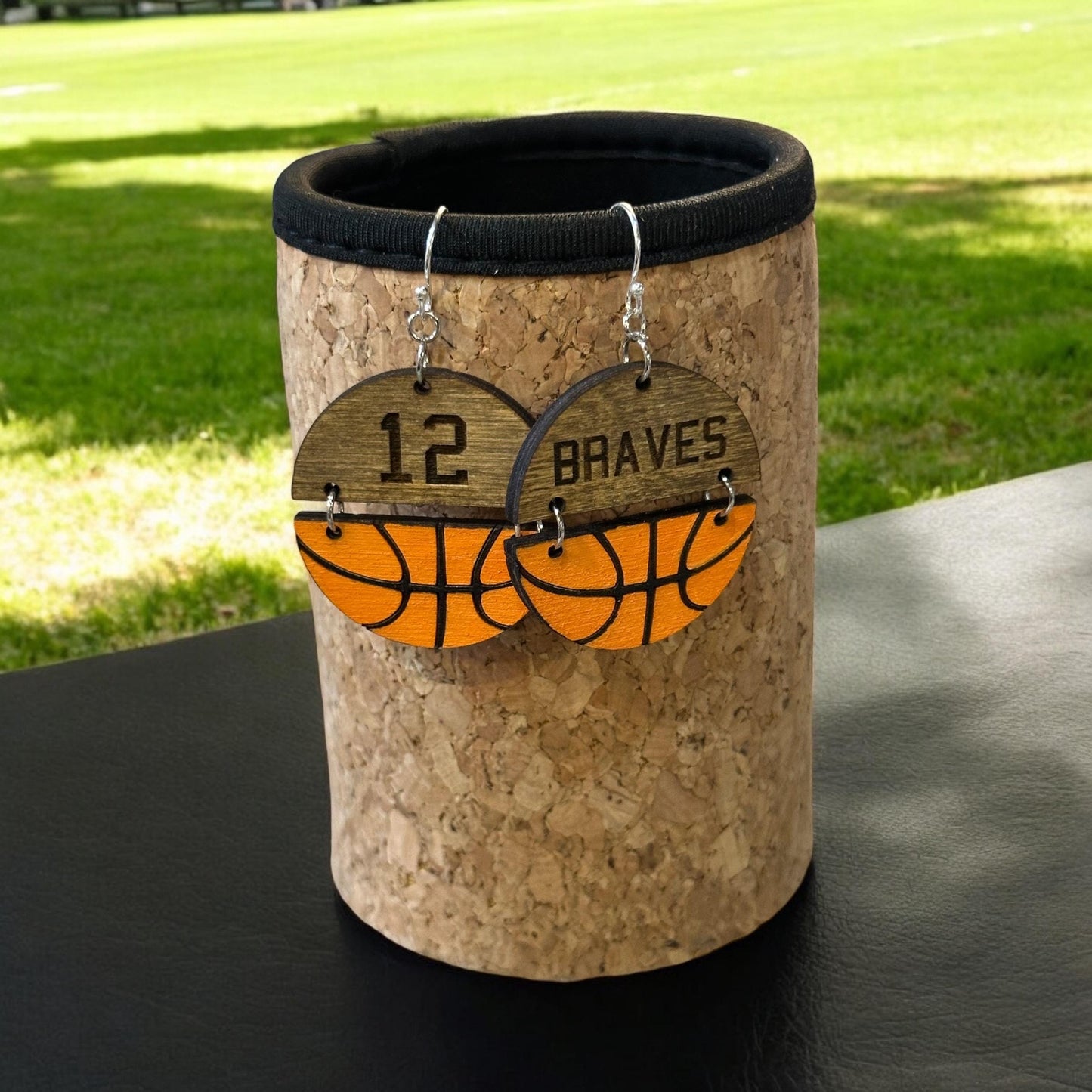 Personalized Basketball Earrings