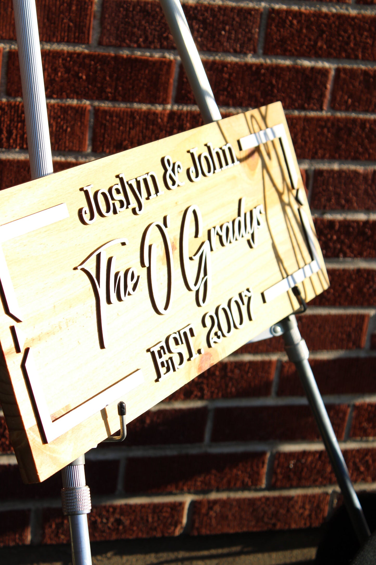 Personalized Established Sign - Custom Wood Name Sign - Wedding Gift with Last Name - Home Decor - Wall Art - Anniversary Gift