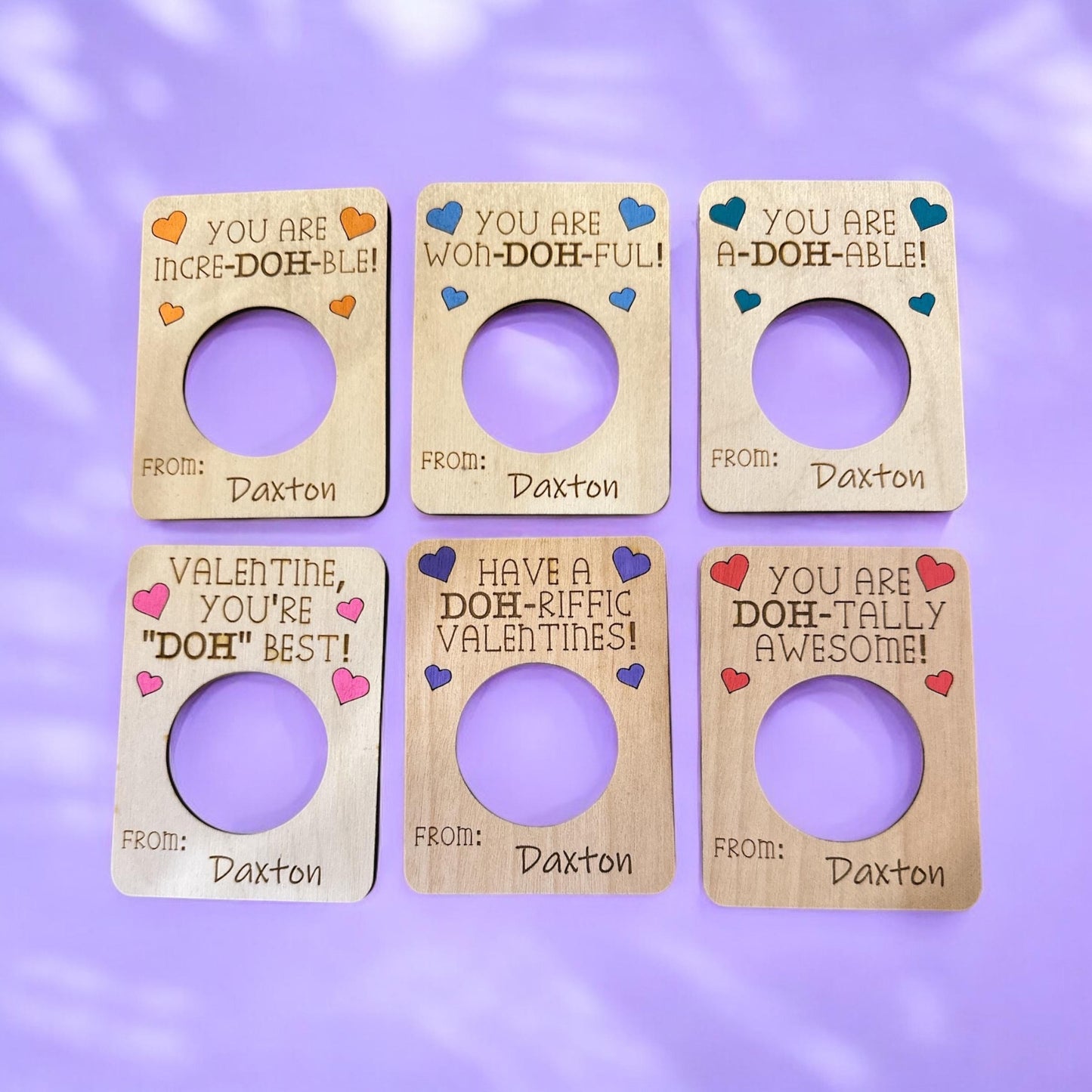 Play-Doh Valentines - Non-Candy Classroom Gifts