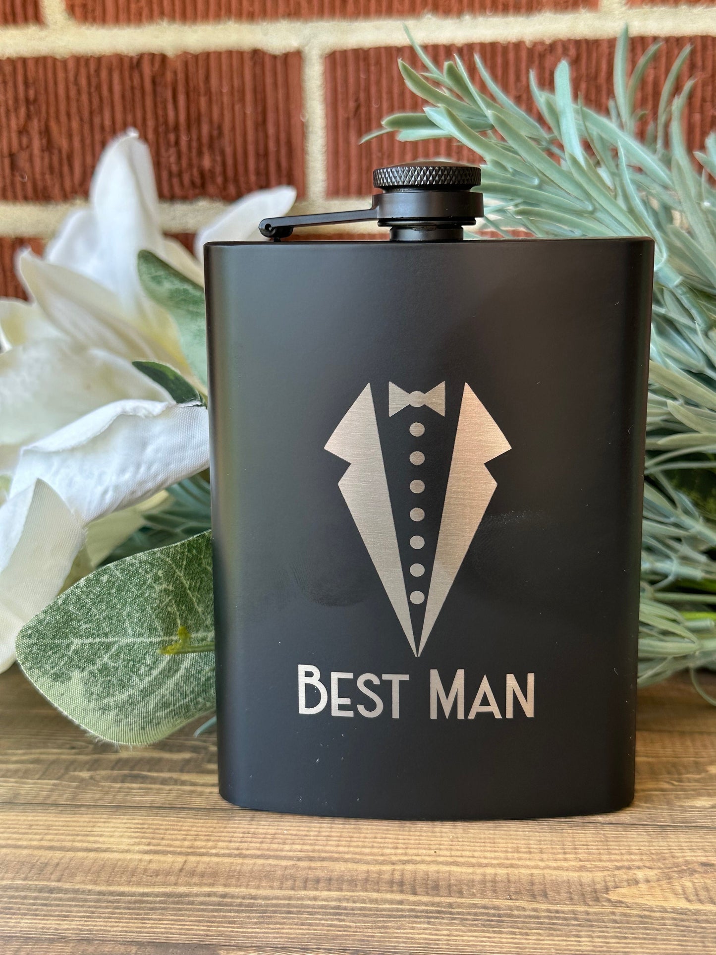Groom and Groomsmen Flask