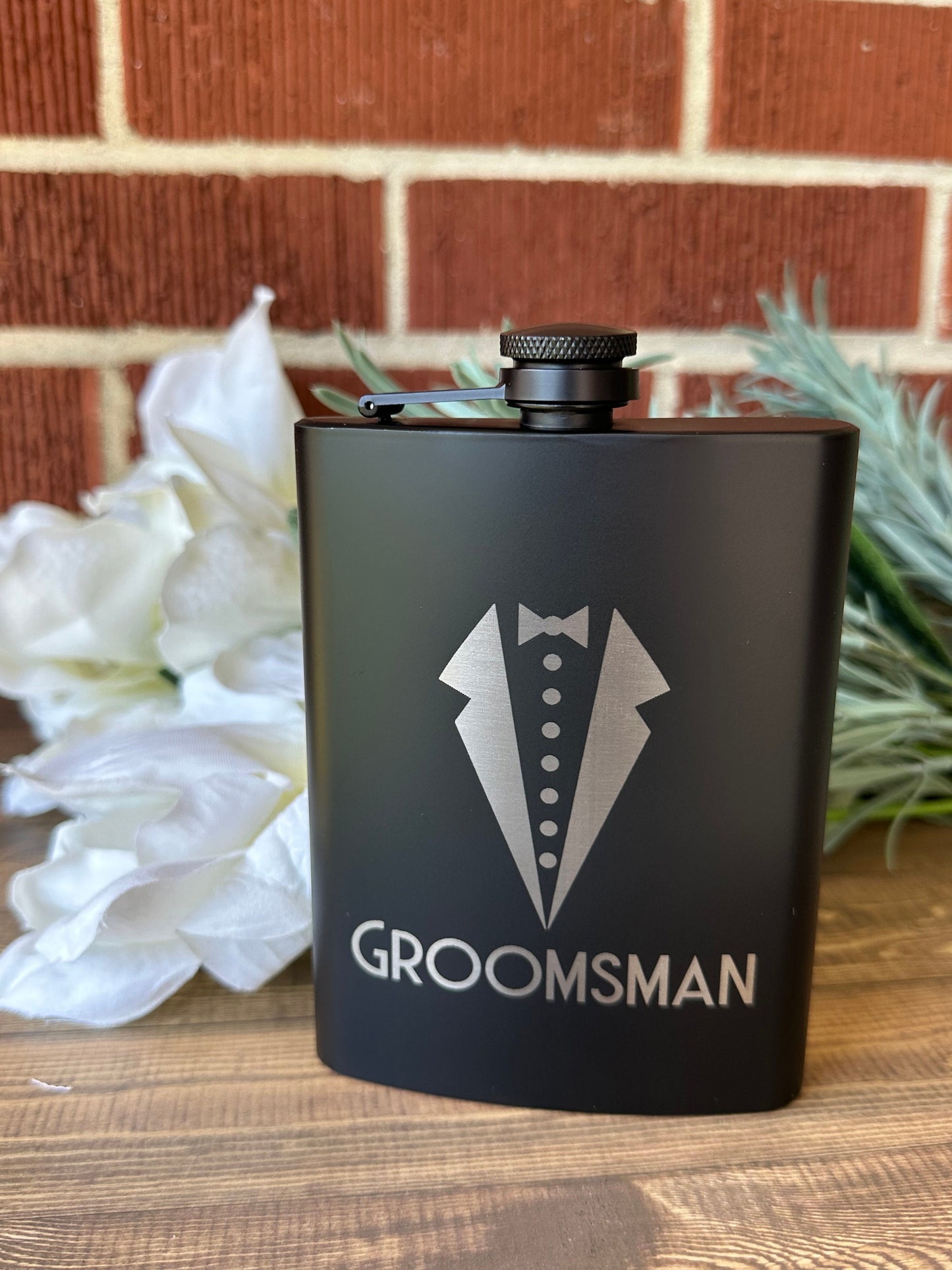 Groom and Groomsmen Flask