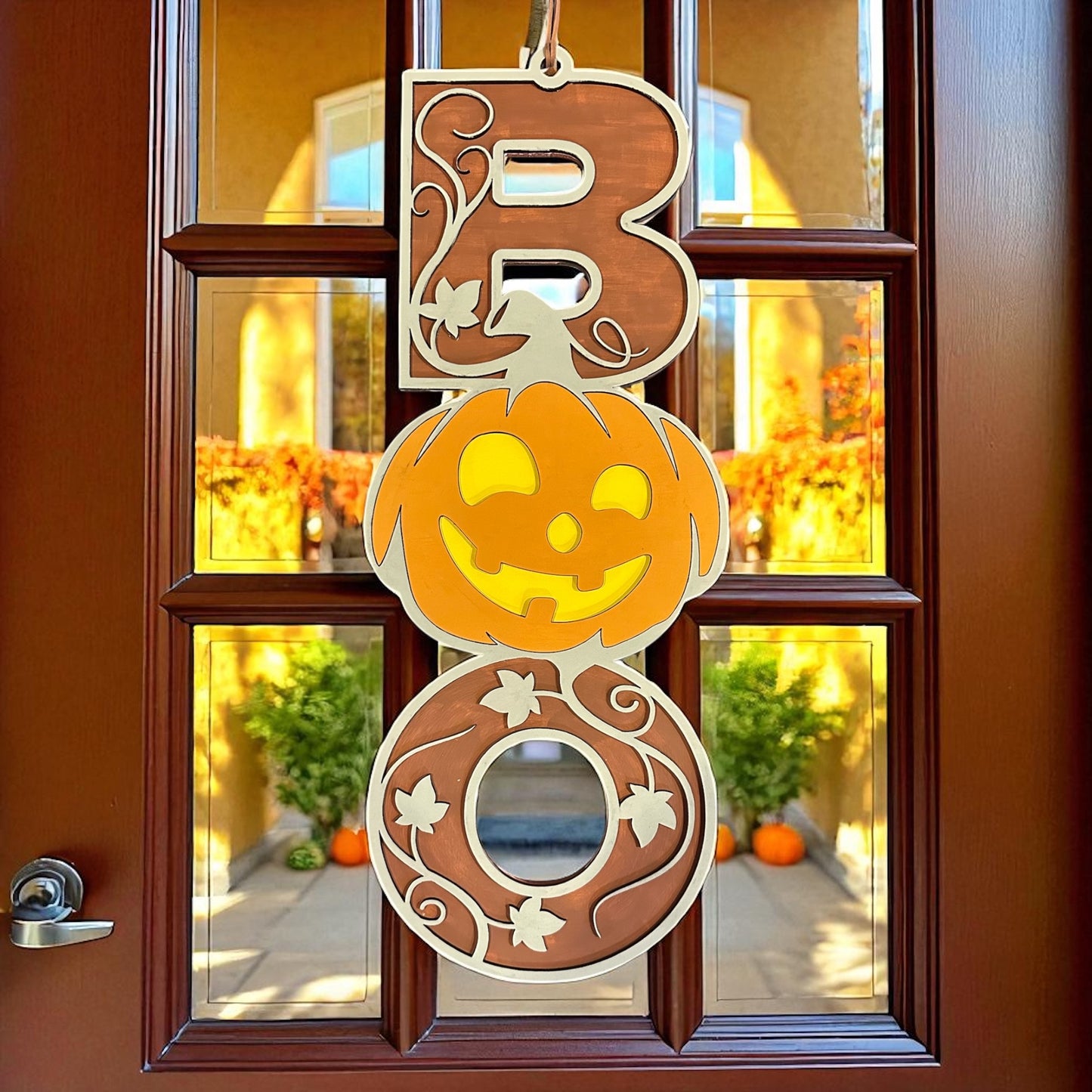 Pumpkin BOO Door Hanger