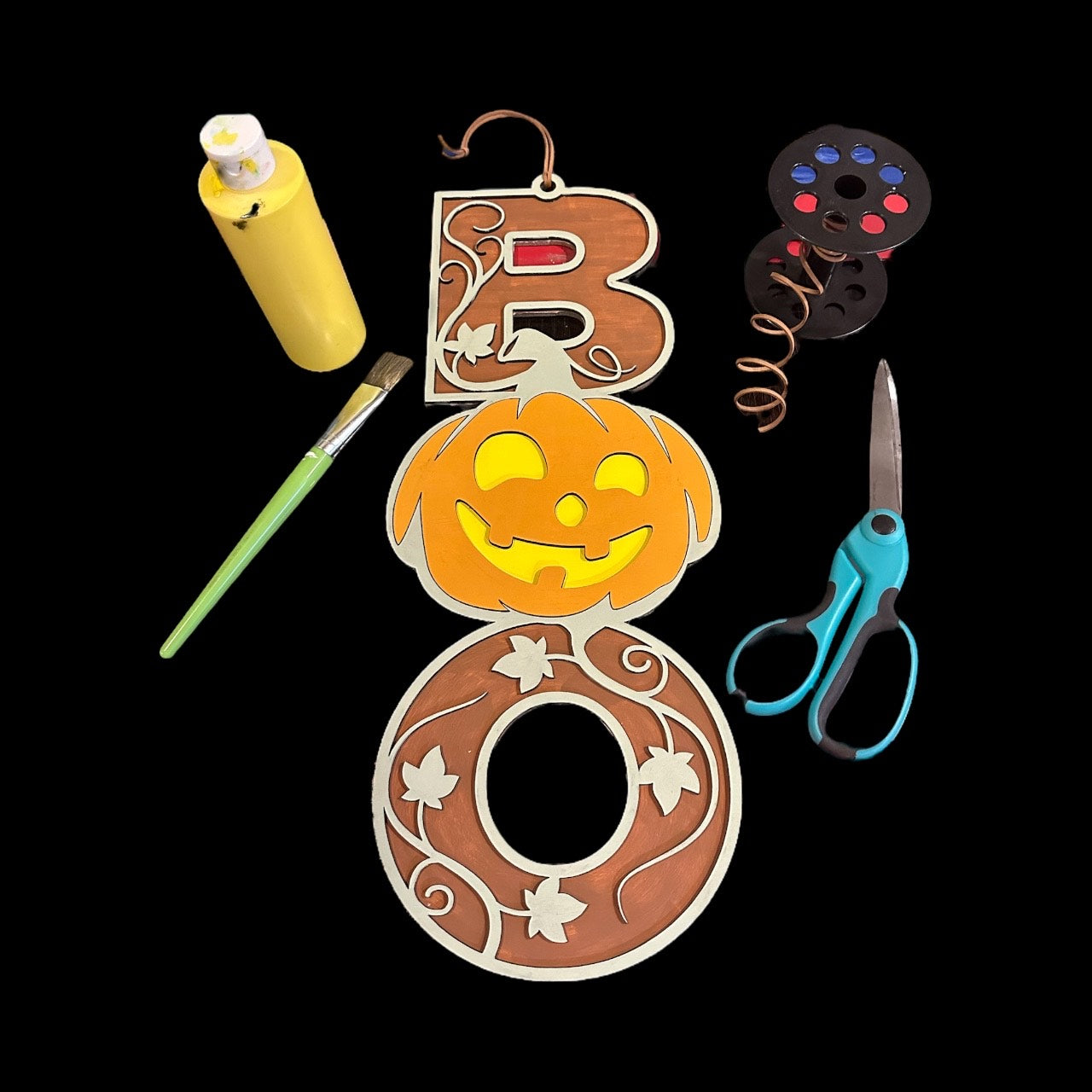 Pumpkin BOO Door Hanger