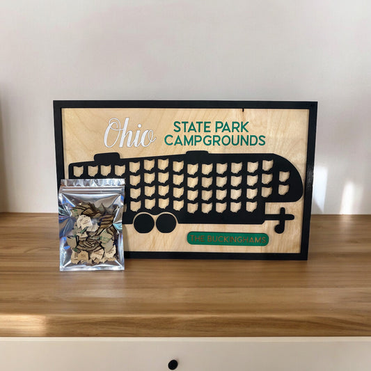 Ohio State Park Camping Map