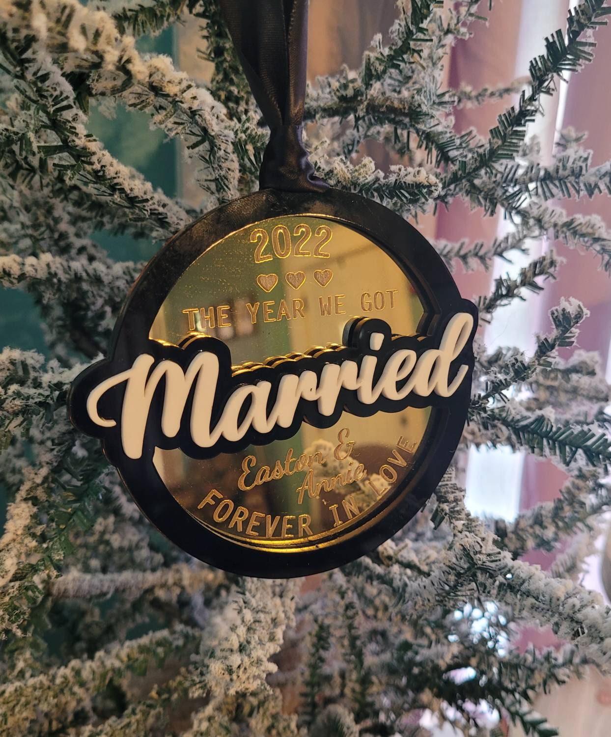 Personalized Wedding Ornament