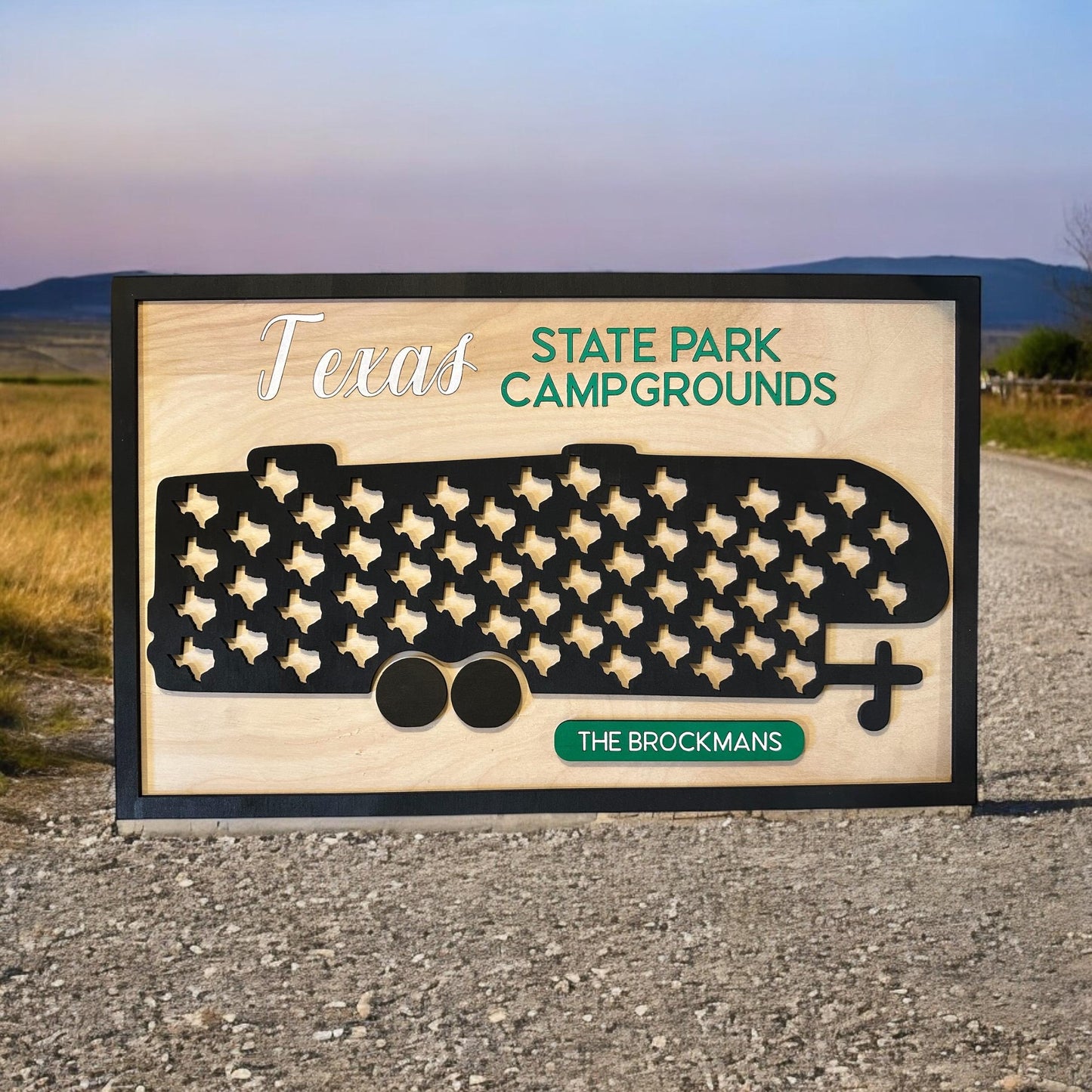 Texas State Park Camping Map