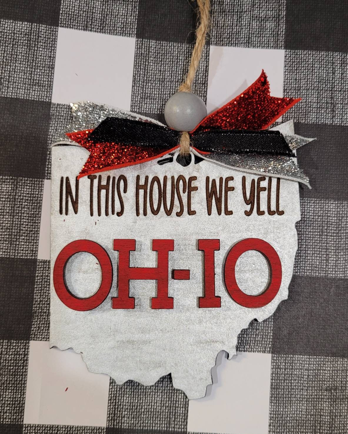 Ohio Christmas Ornament