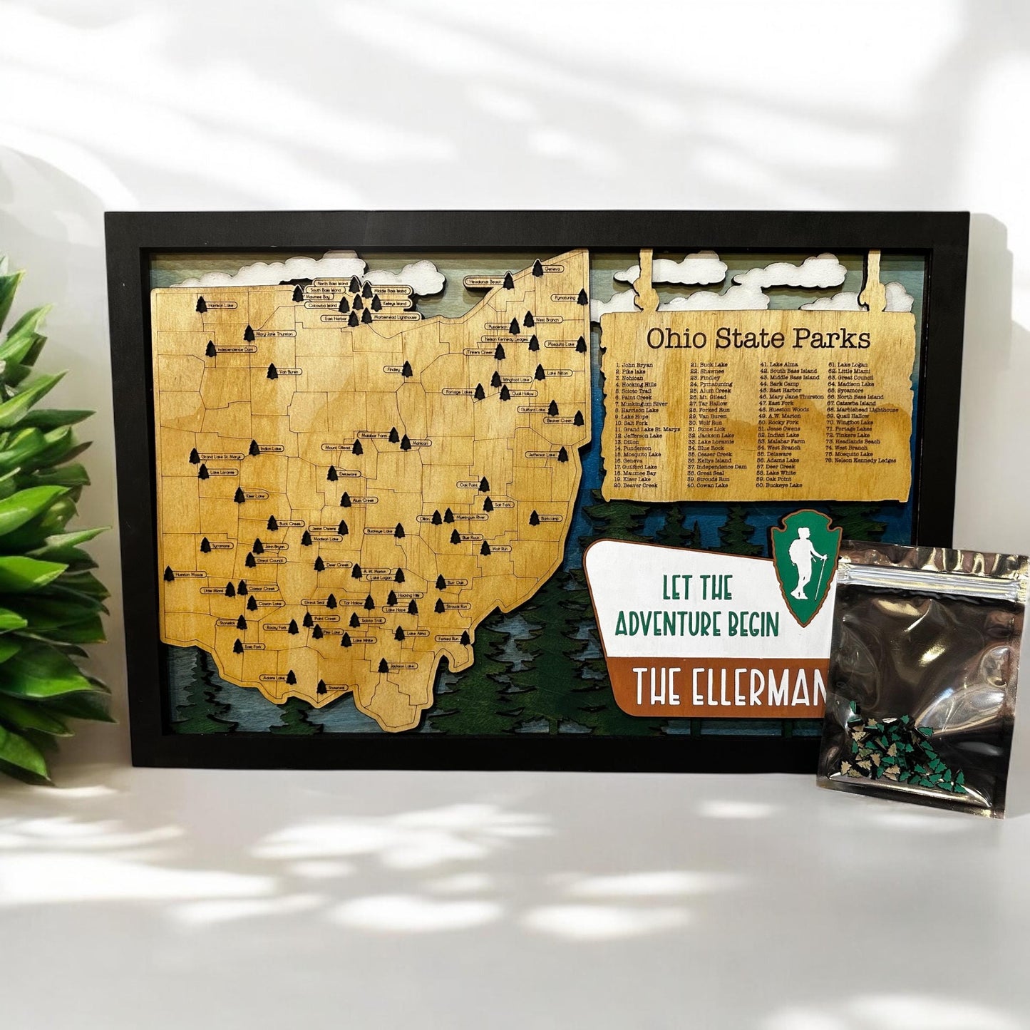 Ohio State Park Camping Map