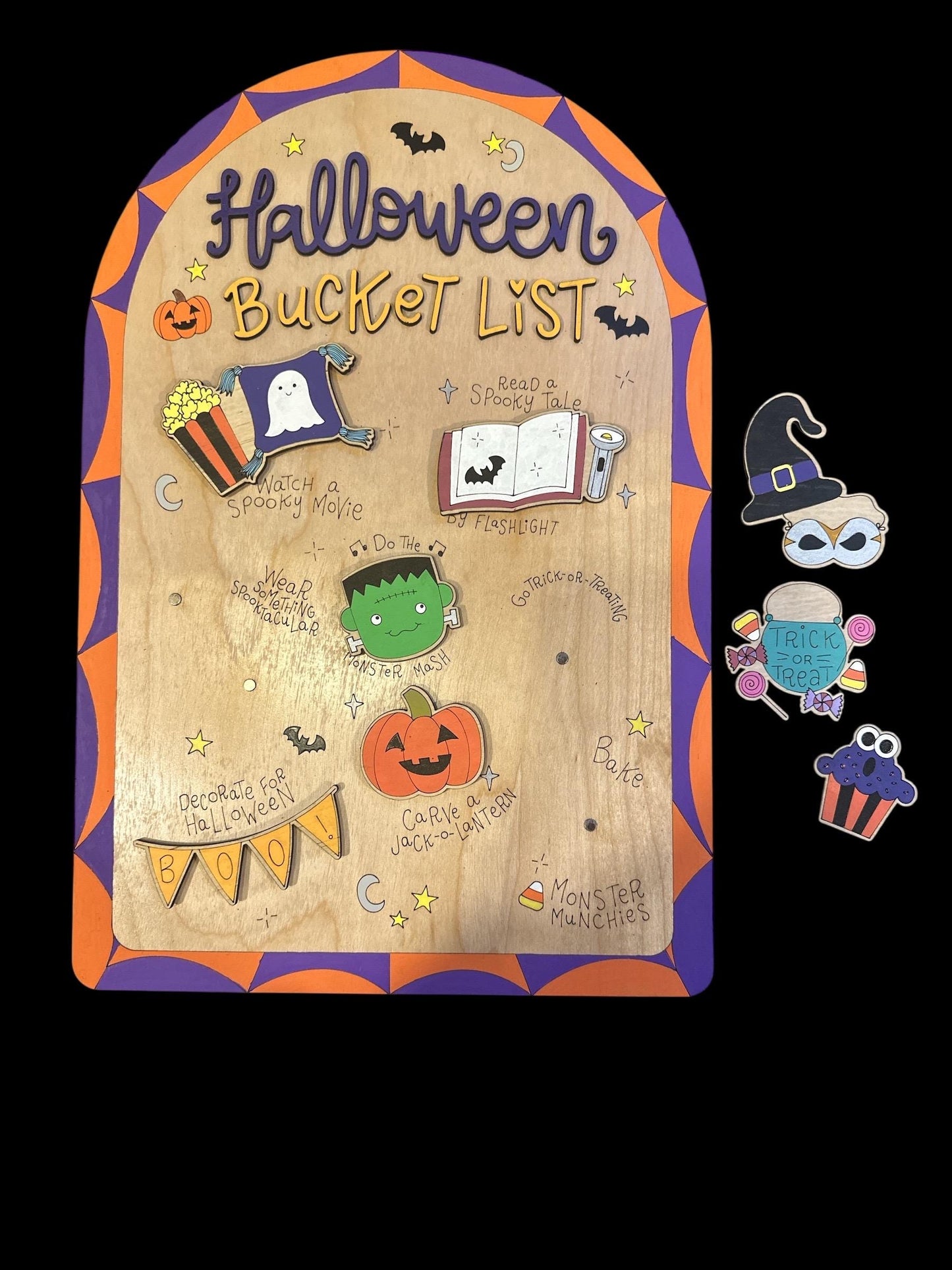 Halloween Bucket List Sign