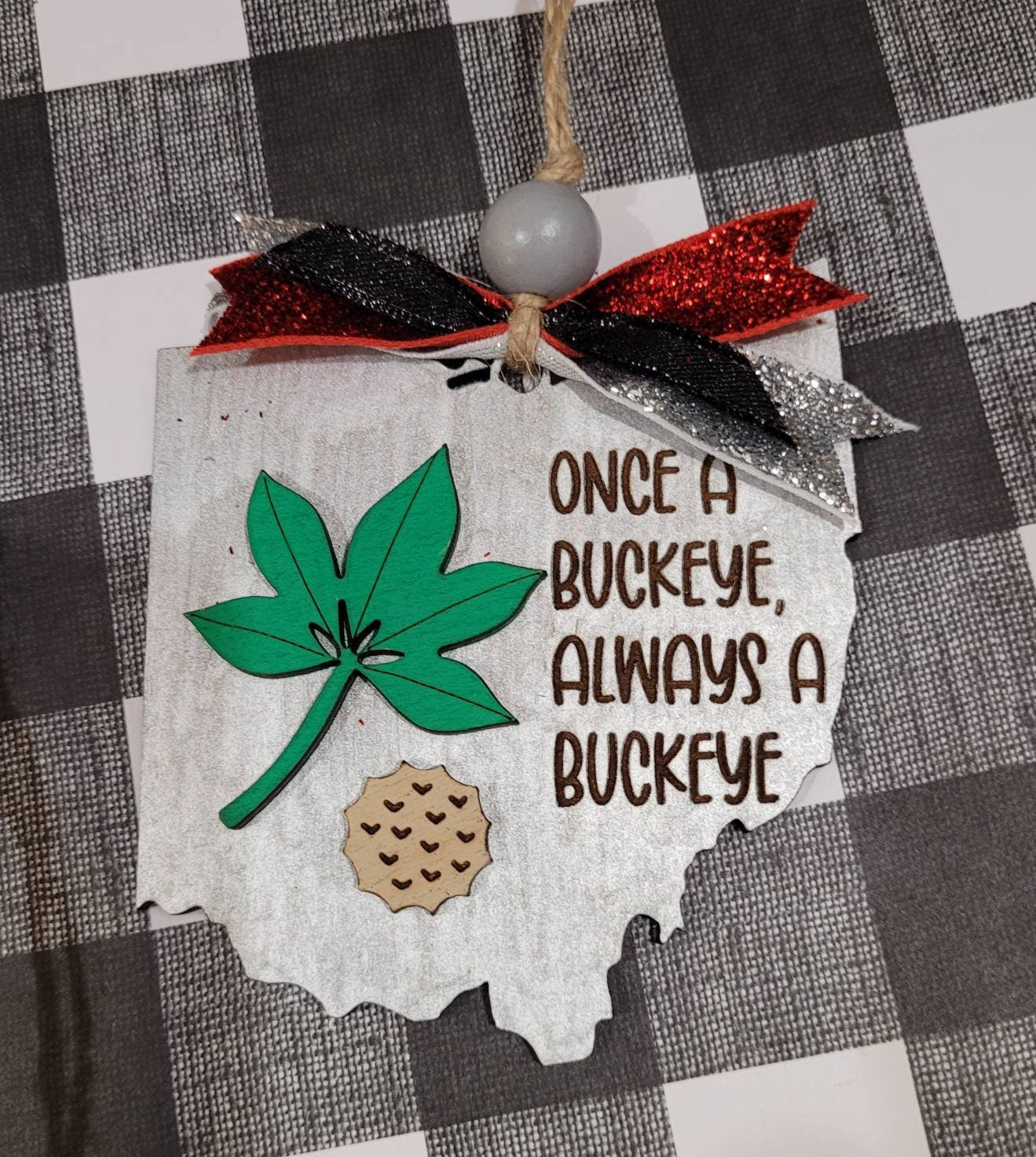 Ohio Christmas Ornament