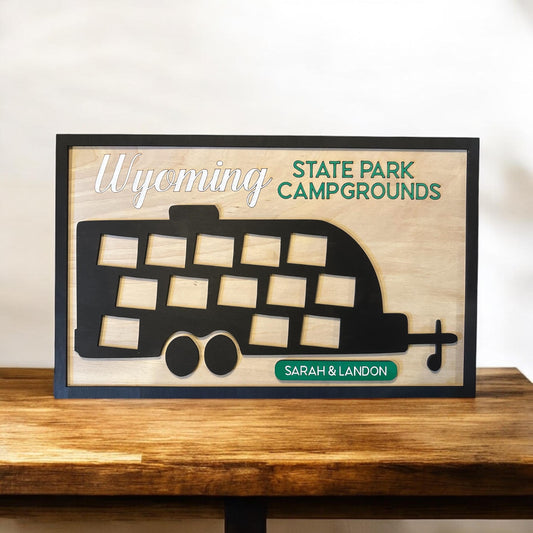 Wyoming State Park Camping Map
