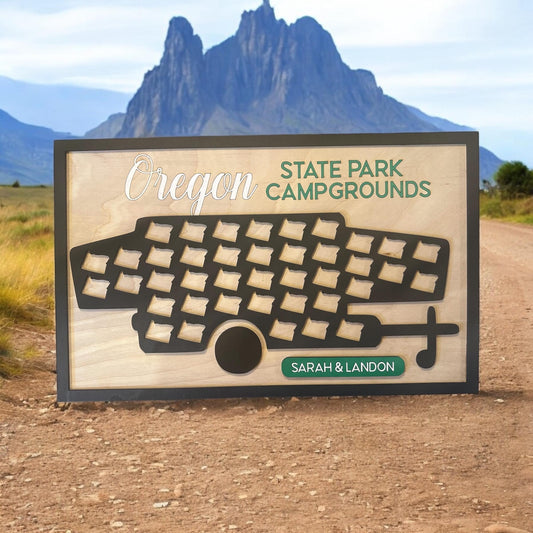 Oregon State Park Camping Map
