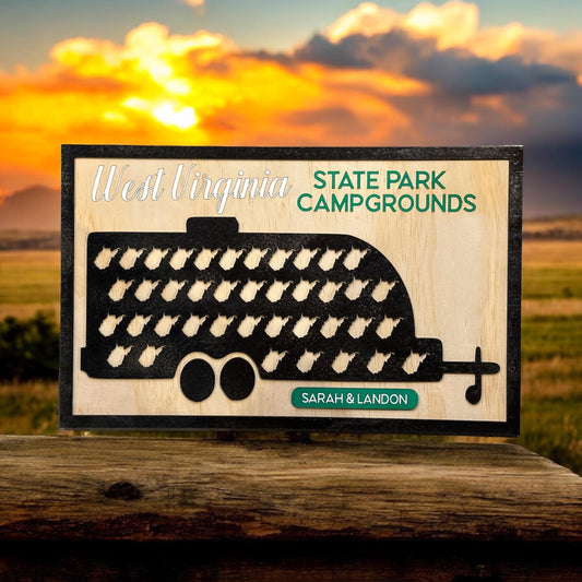 West Virginia State Park Camping Map