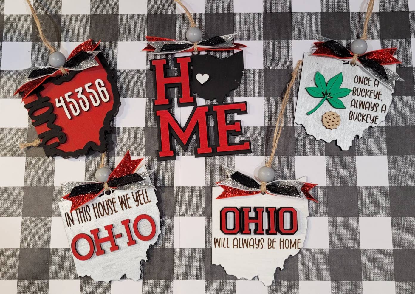 Ohio Christmas Ornament