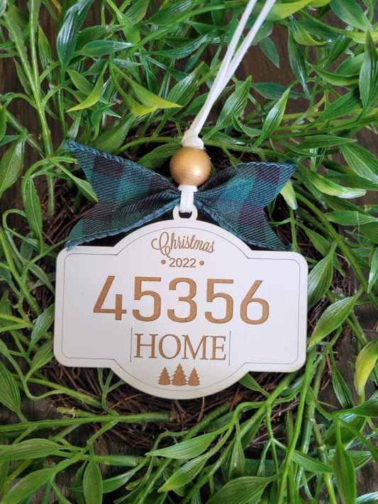 Zip Code Ornament