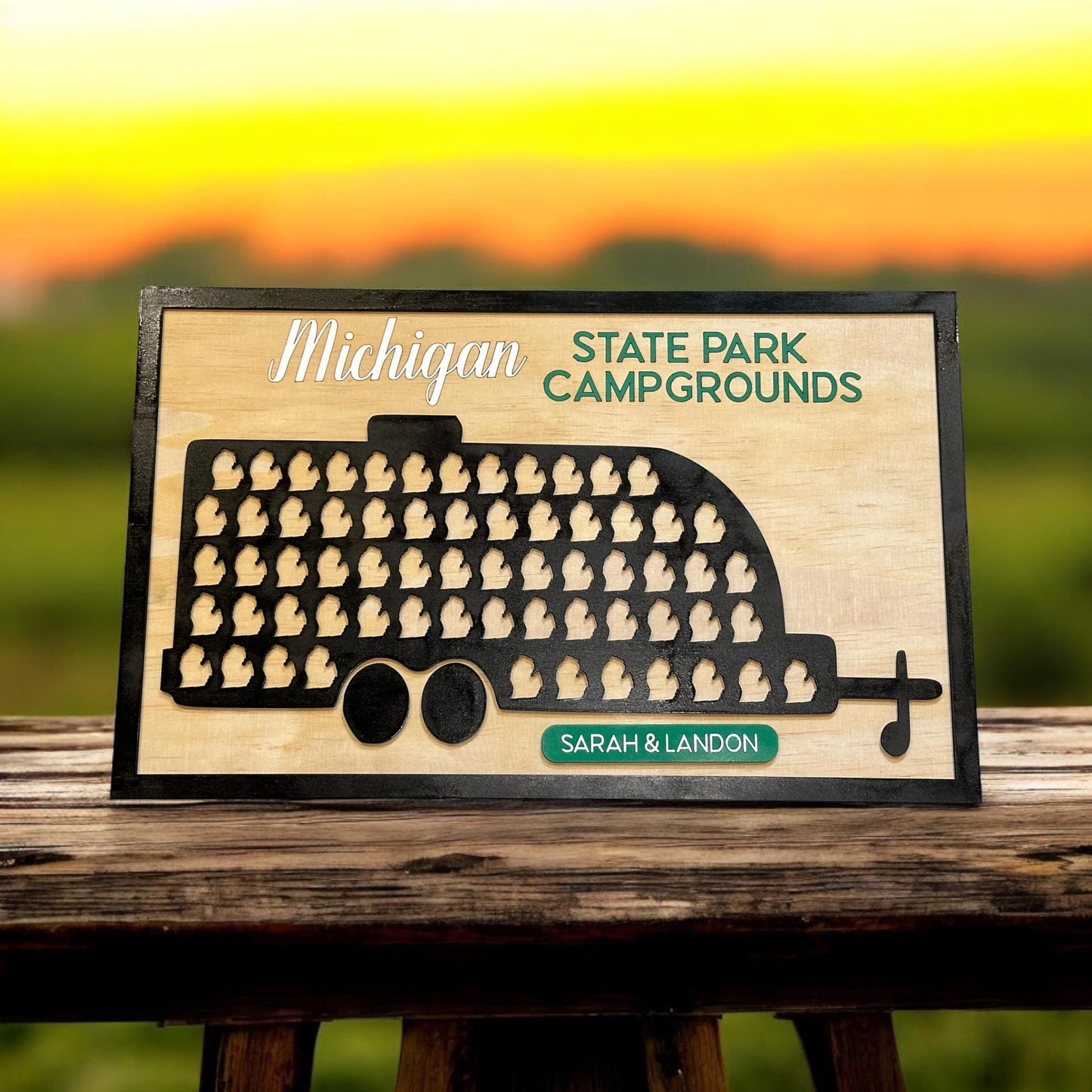 Michigan State Park Camping Map