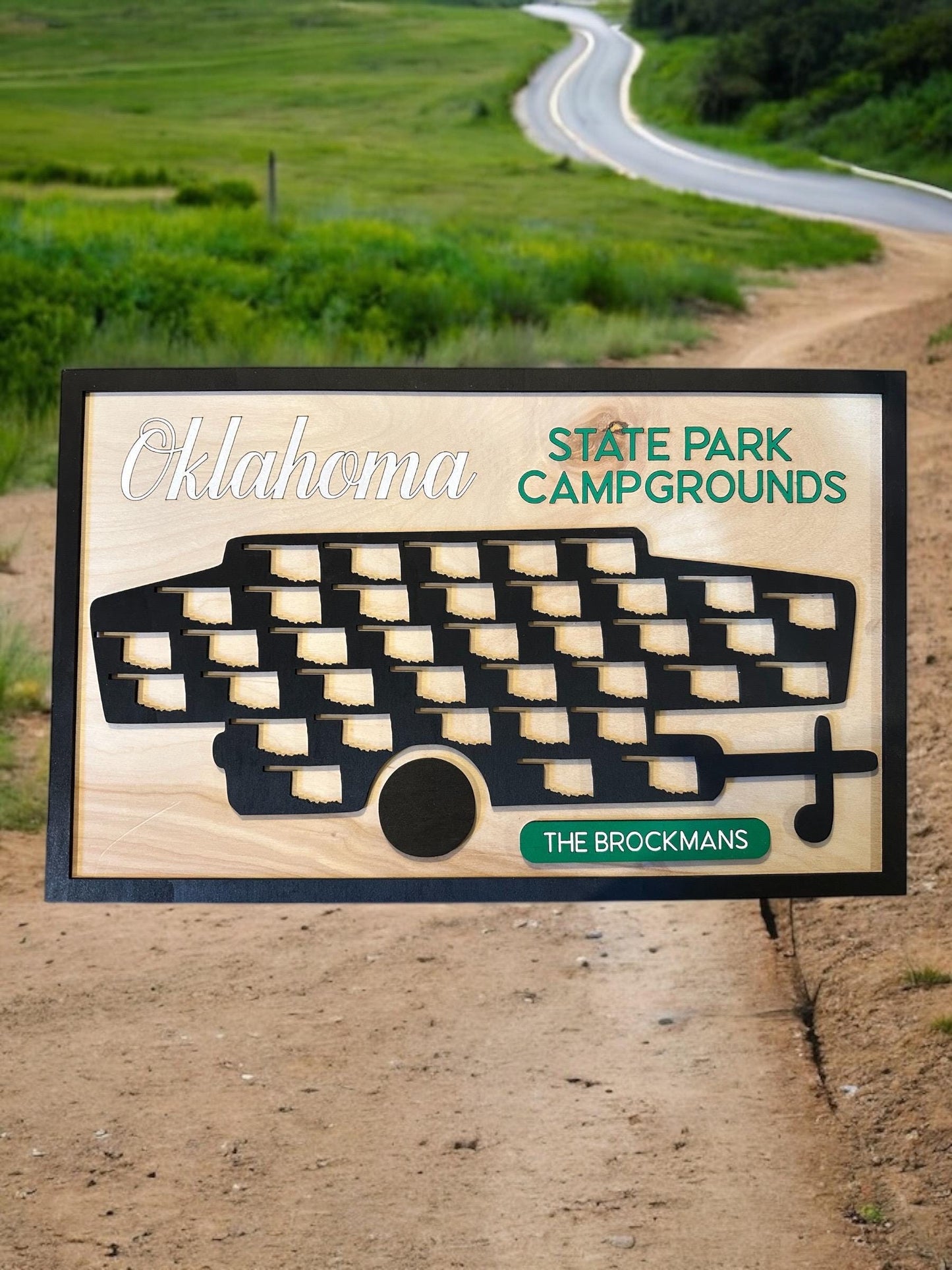 Oklahoma State Park Camping Map