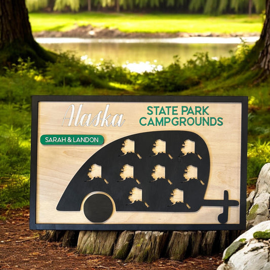Alaska State Park Camping Map