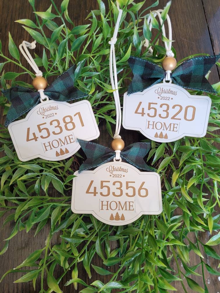 Zip Code Ornament