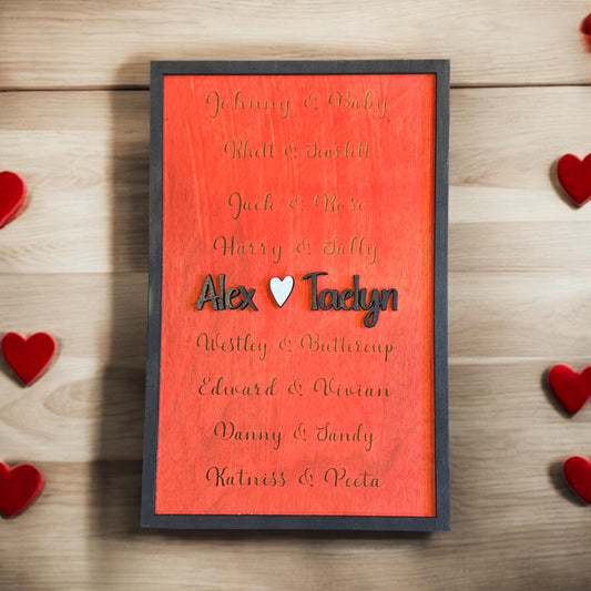 Romantic Couples Sign