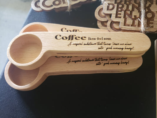 Coffee Scoop and Bag Clip