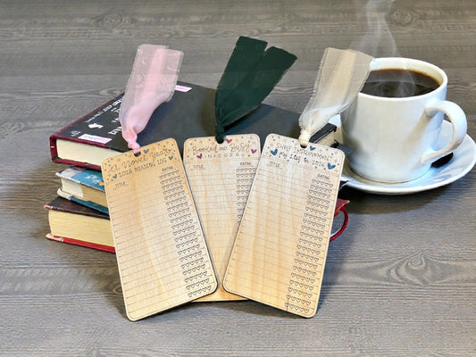 Wooden Reading Log Bookmark