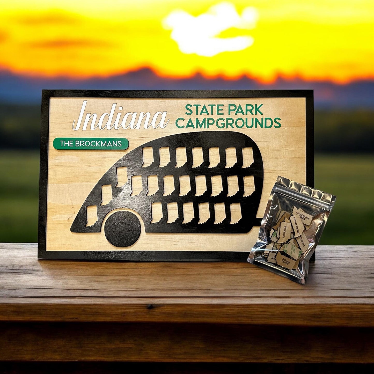 Indiana State Park Camping Map