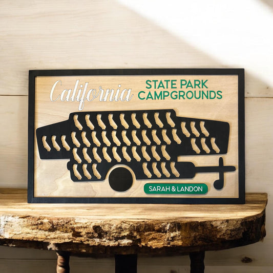 California State Park Camping Map