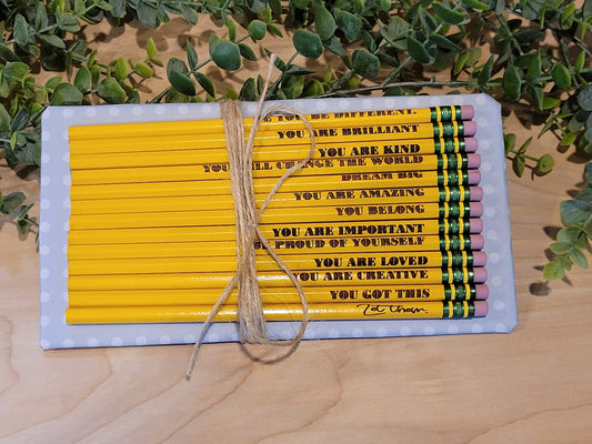 Motivational Affirmation Pencils